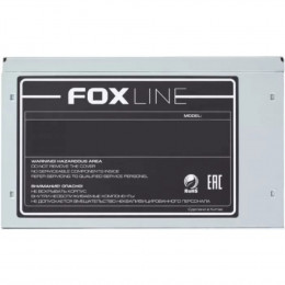 Блок питания Foxline  FZ500R 500W, ATX, NOPFC, 120FAN, 2xSATA, 2xPATA, 1xFDD, 24+4
