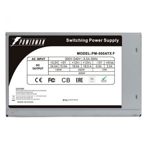 Блок питания POWERMAN  PM-500ATX-F RTL 6143093