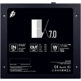 Блок питания  1STPLAYER FK 750W / ATX 2.4, APFC, 120mm fan / PS-750FK