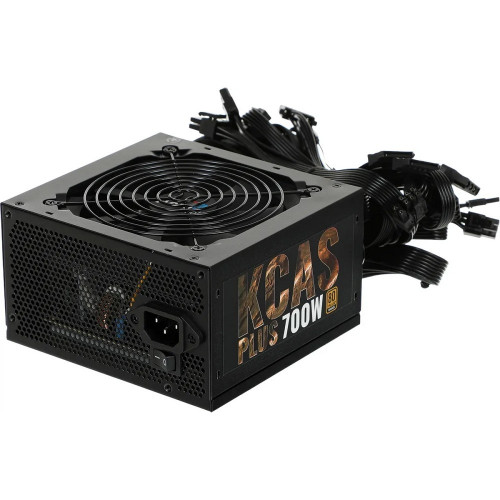 Блок питания Formula KCAS-700 PLUS  80+ Bronze, fan 12cm, 550mm cable, 20+4P, 4+4P, PCIe 6+2P x4, PATA x4, SATA x7L (ex Aerocool)