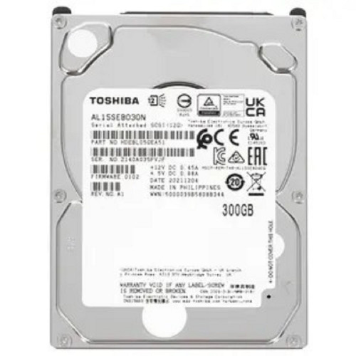 Жесткий диск 300Gb Toshiba (AL15SEB030N) SAS 12Gb/s, 10 500 rpm, 128Mb buffer, 2.5