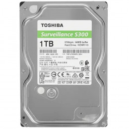 Жесткий диск HDD 1Tb TOSHIBA S300 Surveillance 5400rpm 64Mb SATA3 3,5