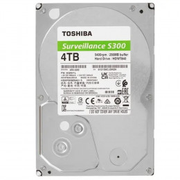 Жесткий диск 4TB Toshiba Surveillance S300 (HDWT840UZSVA) SATA 6.0Gb/s, 5400 rpm, 256Mb buffer, 3.5