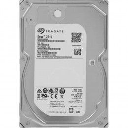 Жесткий диск 6TB Seagate Exos 7E10 (ST6000NM005B) SAS 12Gb/s, 7200 rpm, 256mb buffer, 3.5