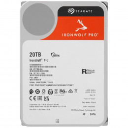 Жесткий диск 20TB Seagate Ironwolf Pro (ST20000NT001) SATA 6 Гбит/с, 7200 rpm, 256mb buffer, для NAS