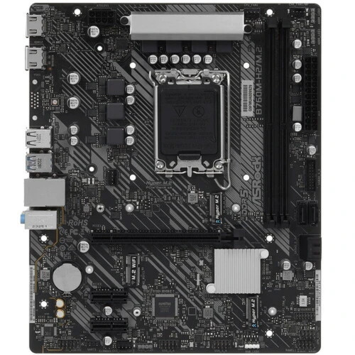 Материнская плата ASROCK B760M-H2/M.2, LGA 1700, Intel B760, mATX, Ret