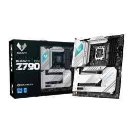 Материнская плата MAXSUN MS-iCraft Z790 WIFI V1/V2 (Socket 1700, ATX, 4xDDR5, HDMI/DP, 4*SATA3, 4*M.2, 1xPCI-E 16x/2*PCIEx4/1*PCIEx1, 4*USB 2.0, 4*USB 3.2 Gen1, 1*TypeC, LAN 2*2.5G, Bluetooth, Wi-Fi 802.11ax, RTL)