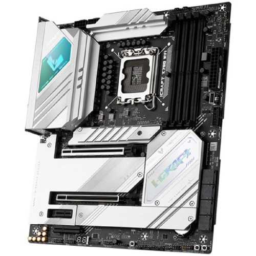 Материнская плата MAXSUN MS-iCraft Z790 WIFI V1/V2 (Socket 1700, ATX, 4xDDR5, HDMI/DP, 4*SATA3, 4*M.2, 1xPCI-E 16x/2*PCIEx4/1*PCIEx1, 4*USB 2.0, 4*USB 3.2 Gen1, 1*TypeC, LAN 2*2.5G, Bluetooth, Wi-Fi 802.11ax, RTL)