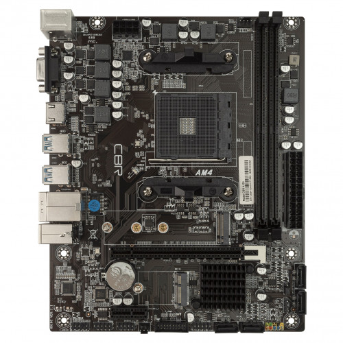 Материнская плата CBR A320 OEM  Chipset A320, Socket AM4, 2*DDR4, mATX, VGA+HDMI, 1*PCIEx16,1*PCIEx1, 1*M.2(NVME), 4*SATA3, 2*USB2.0 + 4*USB3.0, LAN 1Gb OEM УПАКОВКА
