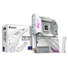 Материнская плата Gigabyte Z890 AORUS ELITE X ICE Socket 1851, Intel®Z890, 4xDDR5-6400, 3xPCI-Ex16, 4xSATA3