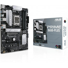 Материнская плата ASUS PRIME B650-PLUS WIFI (Socket AM5, ATX, 4xDDR5(128GB), DP/HDMI 2.1, 2xPCIe 4.0x16/2xPCIe 4.0, 1xLAN (2.5GbE), Wi-Fi 6E, 4xSATA 6Gb/s, 2xM.2, 1xM.2 E key, 1xType-C, 5xUSB 3.2, 2xUSB 2.0)90MB1KP0-M0