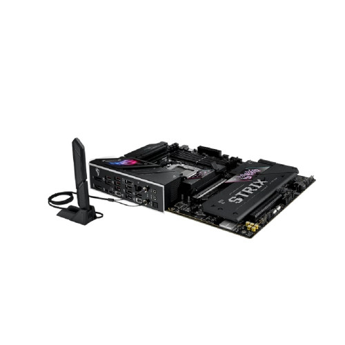 Материнская плата ASUS ROG STRIX B850-E GAMING WIFI (Socket AM5, ATX, 4xDDR5(256GB), DP/HDMI/USB4, 1xPCIe 5.0x16/1xPCIe 4.0x16, 1xLAN (5GbE), Wi-Fi 7, BT, 4xSATA 6Gb/s, 5xM.2, 2xType-C, 6xUSB 3.2, 4xUSB 2.0)