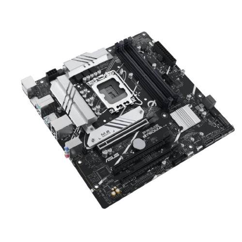 Материнская плата ASUS PRIME B760M-A-CSM (Socket 1700, mATX, 4xDDR5(128GB), DP/2xHDMI, 3xPCIe 4.0x16, 4xSATA 6Gb/s,  2*M2,  2,5xLAN,  2xUSB 3.1, 4xUSB 2.0, 1xPS/2)