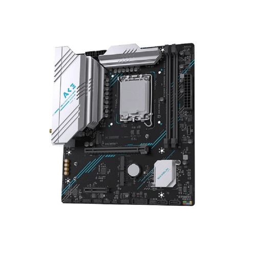 Материнская плата MAXSUN MS-B760M GAMING WIFI ACE 2 (Socket 1700, mATX, 2*DDR5, DP/2*HDMI, 2*SATA3, 3*M.2, 1xPCI-E x16 /1xPCI-E x4, 1*Type-C, 2*USB 2.0,  2*USB 3.2 , LAN 1*2.5G, Wi-Fi 6, ARGB,  RTL)