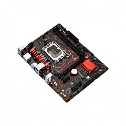 Материнская плата MAXSUN MS-Milestone B760M D5L V2 (Socket 1700, mATX, 2*DDR5(96Gb), DP/HDMI, 4*SATA3, 2*M.2, 1*PCIEx16/1*PCIEx4/1*PCIEx1, 4*USB 2.0, 4*USB 3.2 Gen1, LAN 1*2,5G, black-red, RTL)