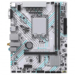 Материнская плата MAXSUN MS-B760M GAMING WIFI ICE (Socket 1700, mATX, 2*DDR4(64Gb), VGA/HDMI, 3*SATA3, 1*M.2, 1*PCIEx16/1*PCIEx1, 2*USB2.0, 4*USB 3.2, LAN 1*1G, Bluetooth,  Wi-Fi 802.11ac, ARGB, white, RTL)