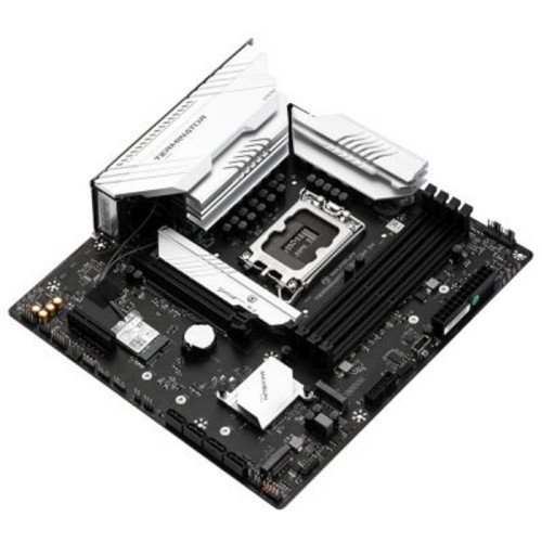 Материнская плата MAXSUN MS-Terminator B760M D4 WIFI6E V2 (Socket 1700, mATX, 4*DDR4(128b), DP/HDMI, 4*SATA3, 3*M.2, 1xPCI-E x16 /1xPCI-E x4, 6*USB 2.0, 2*USB 3.2 GEN2, LAN 1*2.5G,  Bluetooth,  Wi-Fi 802.11ax, RTL)