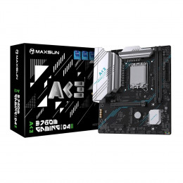 Материнская плата MAXSUN MS-B760M GAMING WIFI ACE D4 II (Socket 1700, mATX, 2*DDR4(64b), DP/HDMI, 2*SATA3, 3*M.2, 1xPCI-E x16 /1xPCI-E x1, 6*USB 2.0, 2*USB 3.2 GEN1, LAN 1*1G,  Bluetooth, Wi-Fi 802.11ax, RTL)