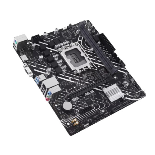 Материнская плата ASUS PRIME H610M-K ARGB (Socket 1700, mATX, 2xDDR5(96GB), VGA/HDMI 2.1, 1xPCIe 4.0x16/1xPCIe 3.0, 1xLAN, 4xSATA 6Gb/s, 1xM.2, 2xUSB 3.2, 4xUSB 2.0, 1xPS/2)