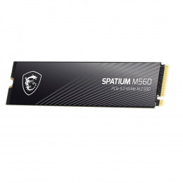 носитель информации Твердотельный накопитель SSD MSI M.2 2280 1TB SPATIUM M560 Client SSD S78-440L0F0-P83, PCIe Gen5x4 with NVMe