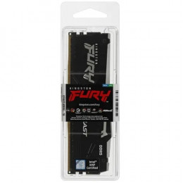Модуль памяти Kingston DDR5 DIMM 16GB DRAM 5200MHzCL40 FURY Beast Black KF552C40BBA-16