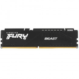 Модуль памяти Kingston DDR5 DIMM 16GB Fury Beast Black KF556C36BBE-16 5600MHz
