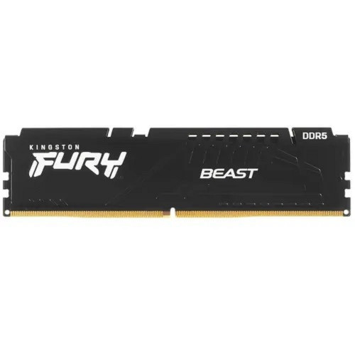 Модуль памяти Kingston DDR5 DIMM 16GB Fury Beast Black KF556C36BBE-16 5600MHz