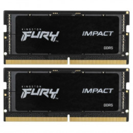 Модуль памяти Kingston DDR5 SODIMM 32GB 5600MHz  CL40  (Kit of 2) FURY Impact KF556S40IBK2-32