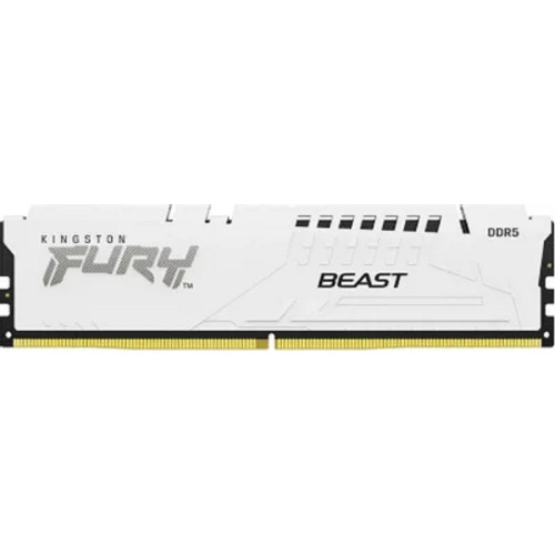Модуль памяти Kingston DDR5 DIMM 32GB 6000MHz KF560C36BWE-32 Fury Beast White Expo RTL Gaming PC5-48000 CL36 288-pin 1.35В dual rank с радиатором Ret