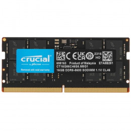 Модуль памяти Crucial DDR5 SODIMM 16GB  5600MHz CT16G56C46S5 CL46 