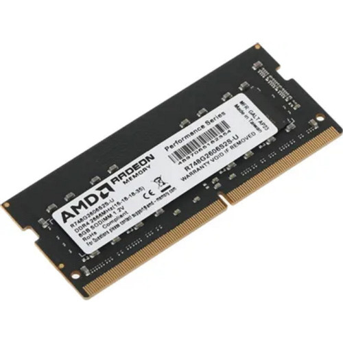 Модуль памяти AMD DDR4 SODIMM 8Gb  PC21300 2666MHz CL16 AMD 1.2V OEM (R748G2606S2S-U)