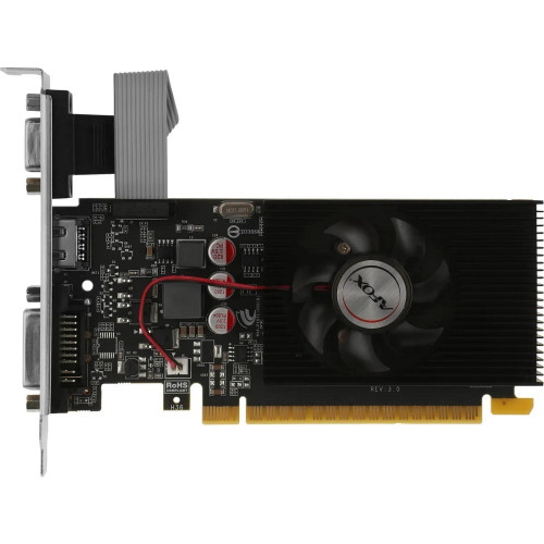 Видеокарта AFOX GT730 4GB GDDR3 128bit VGA/DVI/HDMI LP 1 FAN (AF730-4096D3L6)  RTL
